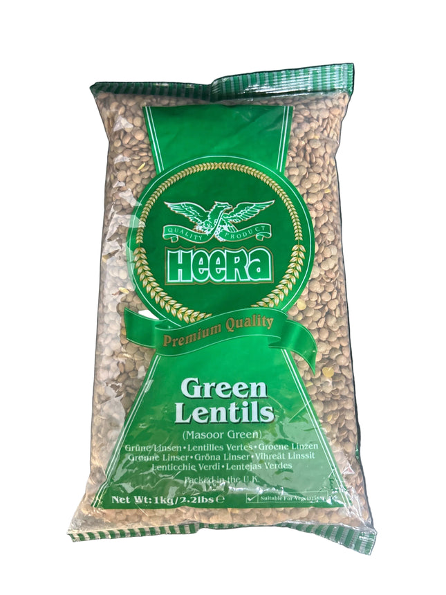 Heera Green Lentils 1Kg