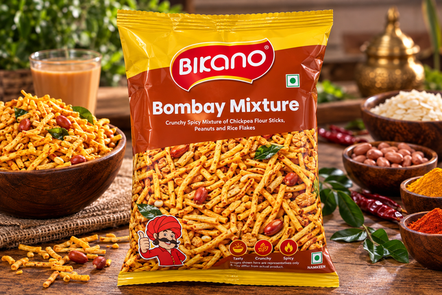 Bikano Bombay Mixture – Würziger Namkeen Snack 200 g