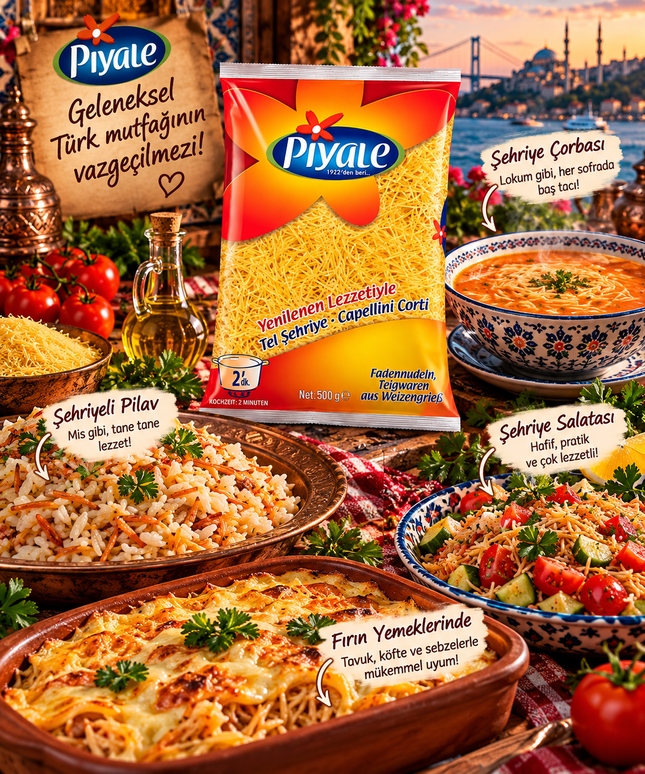 Piyale Tel Şehriye 500 g – Türkische Fadennudeln