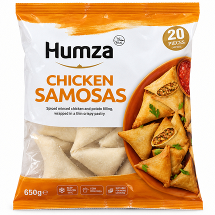 Humza Chicken Samosa 20 Stück 650 g – tiefgekühlt