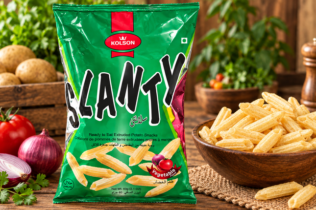 Slanty Green 100 g – Würziger Kartoffelsnack