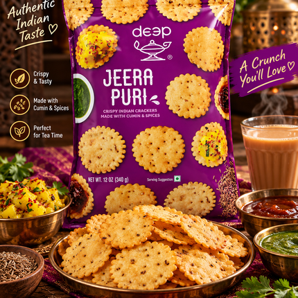 Deep Jeera Puri 340 g – Crispy Cumin Snack