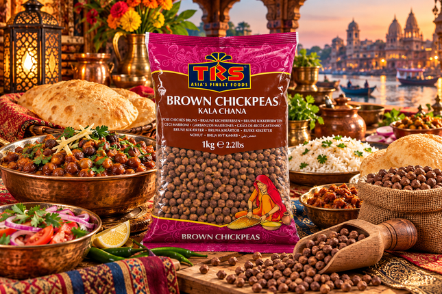 TRS Braune Kichererbsen (Brown Chickpeas / Kala Chana)