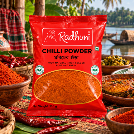 Radhuni Chilipulver 200 g
