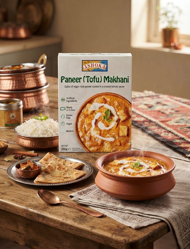 Ashoka Paneer (Tofu) Makhani 280 g – Indisches Fertiggericht