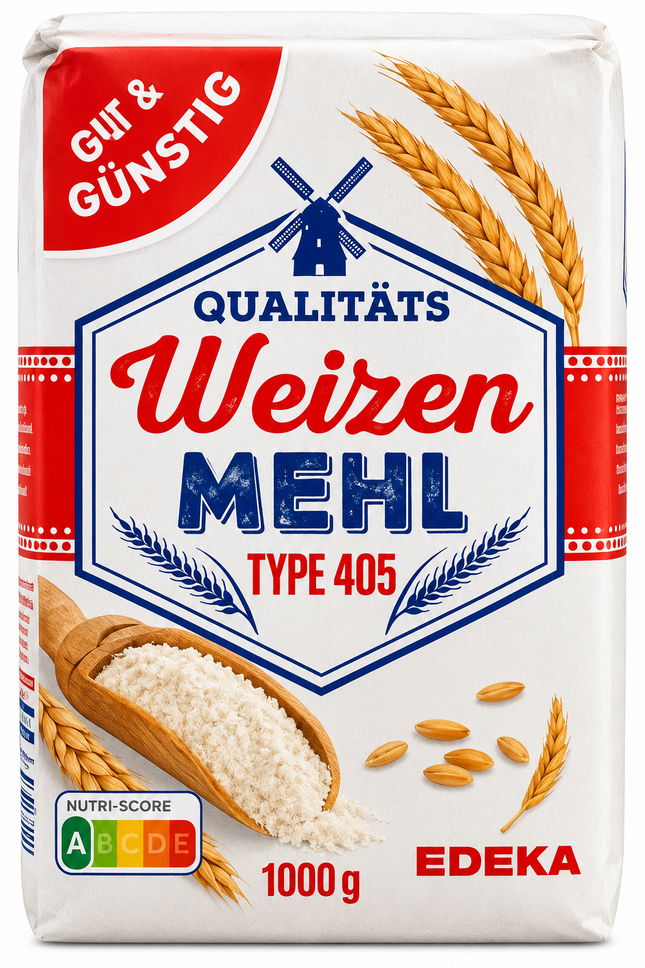 Gut & Günstig Weizenmehl 1000g