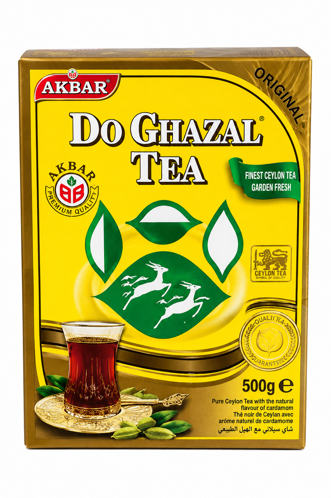 Do Ghazal Cardamom Tea 500 g – Kardamom-Schwarztee