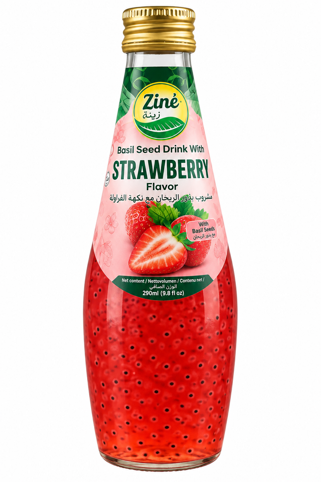 Zine Erdbeergetränk 290 ml – Fruchtig und erfrischend
