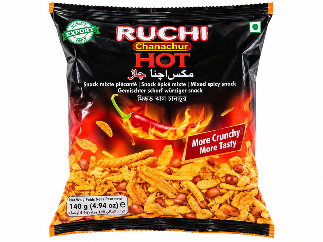 Ruchi Hot 140 g – Scharfer würziger Snack
