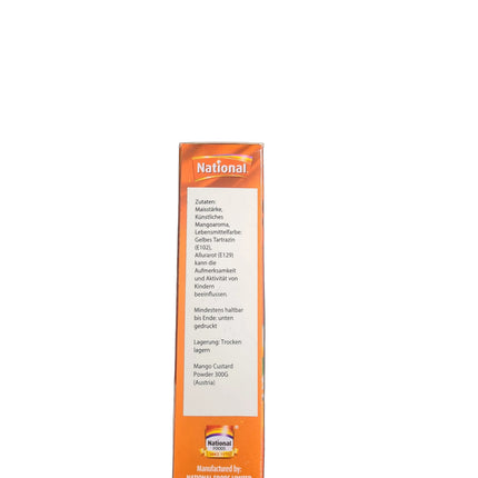 National Mango Custard Powder 300 g – Mangopudding-Pulver