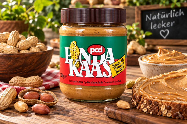 Panda Kaas Erdnussbutter – Peanut Butter 350 g & 500 g