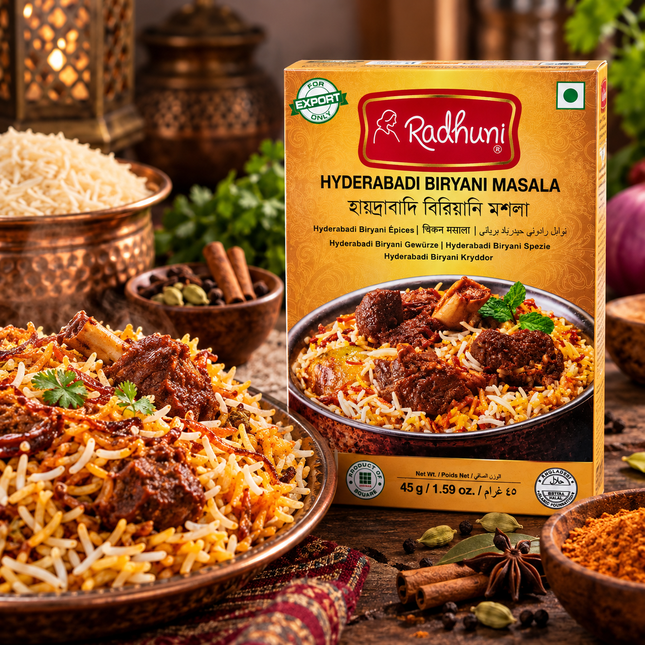 Radhuni Hyderabadi Biryani Masala 45g