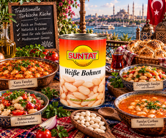 Suntat Weiße Bohnen 400 g – White Beans