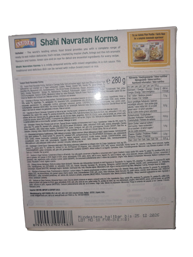 Ashoka Shahi Navratan Korma 280g