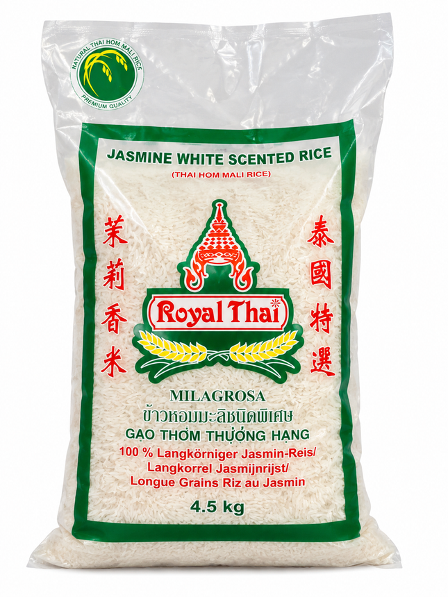 Royal Thai Jasmin Reis – Thai Jasmine Rice 4,5kg