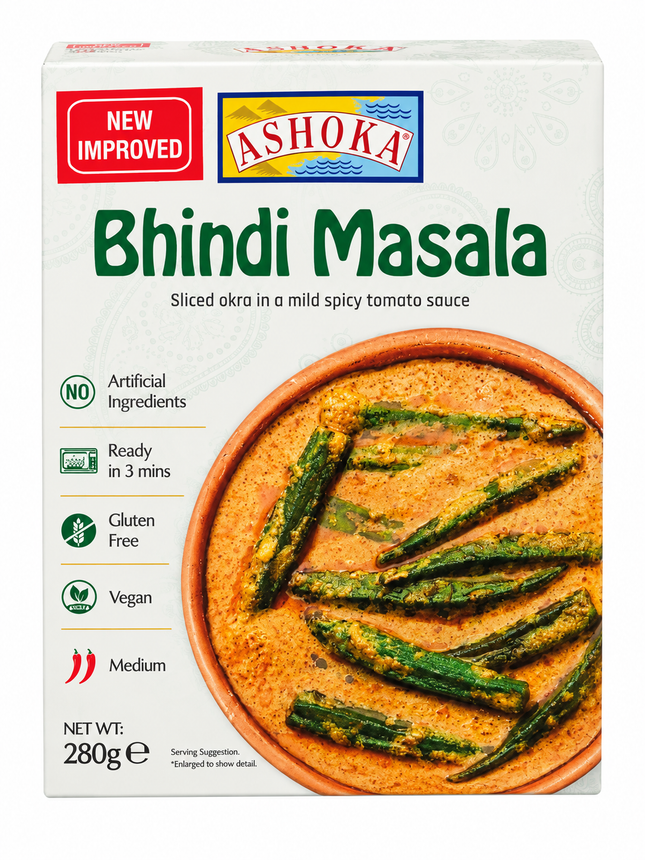 Ashoka Bhindi Masala 280 g – Okra Curry