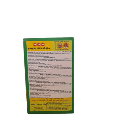 MDH Pani Puri Masala 100g