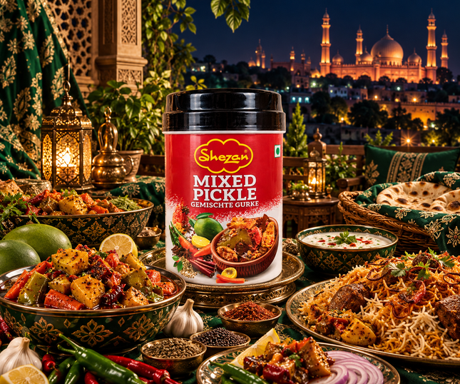 Shezan Mixed Pickle 1 kg – Gemischtes Pickle