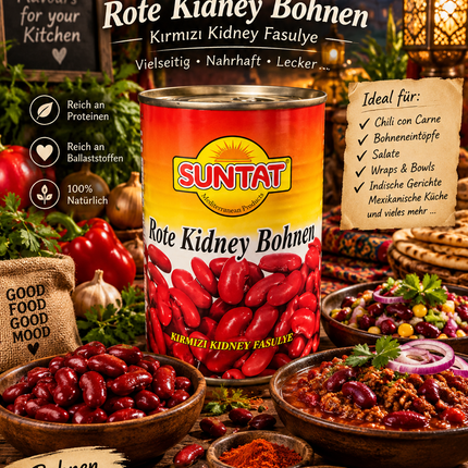 Suntat Rote Kidneybohnen (Red Kidney Beans) 400 g
