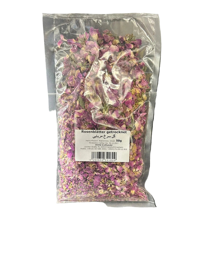 Getrocknete Rosenblätter (Dried Rose Petals) 50 g