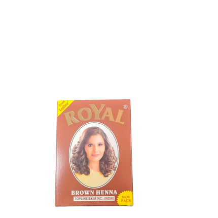 Titel: Royal Henna Brown 60 g – Haarfarbe Braun mit Henna