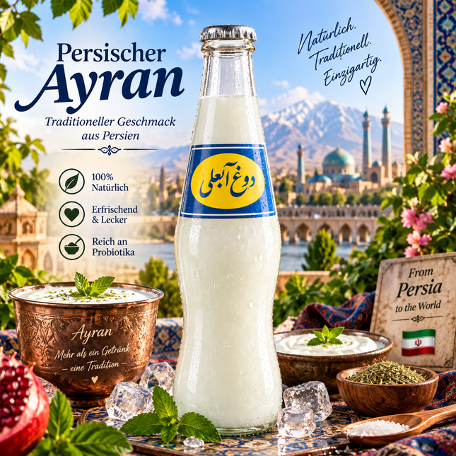 Persischer Ayran – Traditionelles Joghurtgetränk 250ml