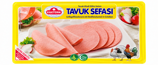 Egetürk Tavuk Sefası 125 g – Halal Geflügelaufschnitt
