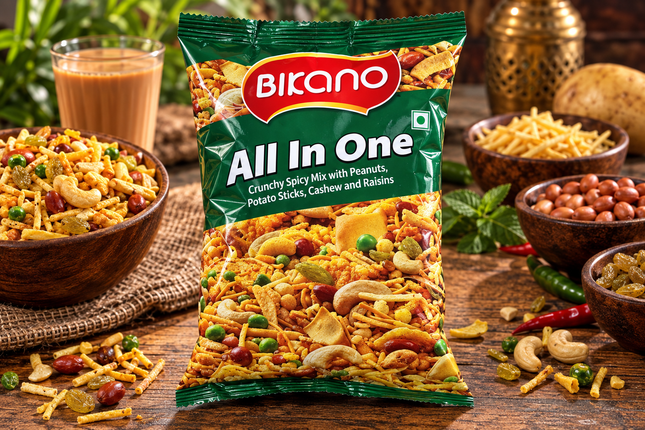 Bikano All in One – Indische Namkeen-Mischung 200 g