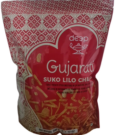 Deep Gujarati Suko Lilo Chevdo 340g