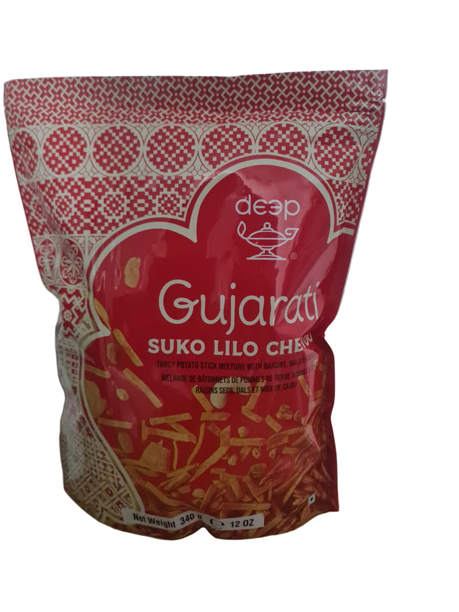 Deep Gujarati Suko Lilo Chevdo 340g