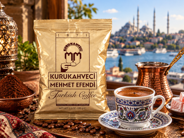 Kurukahveci Mehmet Efendi Türk Kahvesi 100 g – Türkischer Kaffee