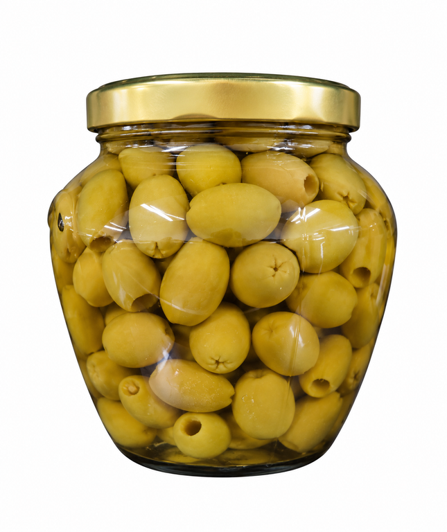 Delphi Griechische grüne Oliven entsteint 1650 g