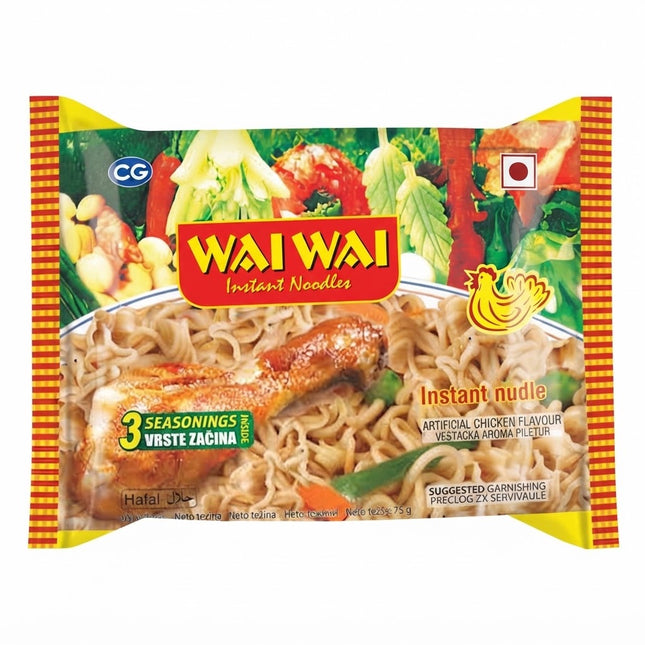 WAI WAI Instant Noodles 75 g – Asiatische Instant-Nudeln