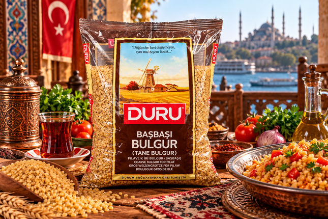 Duru İri Pilavlık Bulgur 1 kg – Grober Bulgur für Pilav