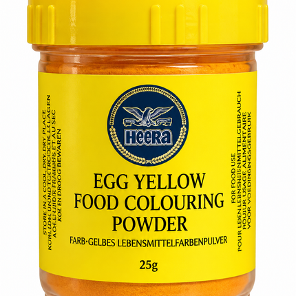 Heera Egg Yellow Food Colouring Powder – Lebensmittelfarbe 25 g