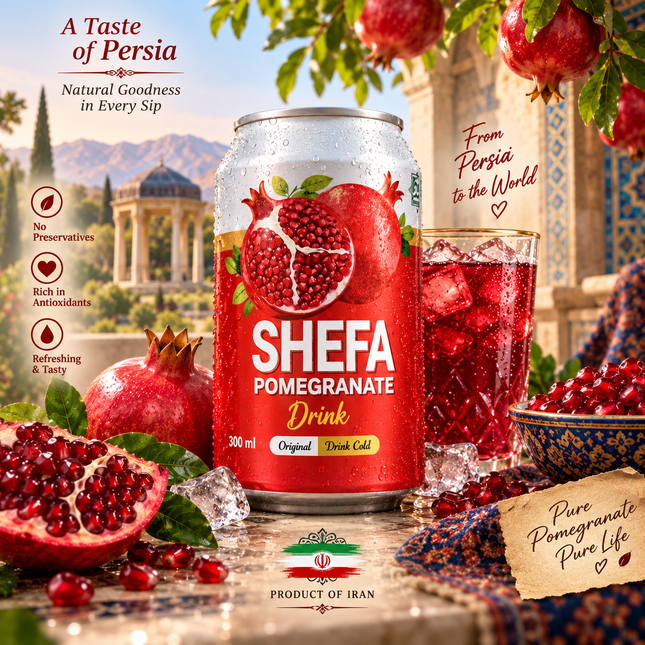 Titel: Shefa Granatapfelsaft 300 ml – Fruchtiger Granatapfel-Drink