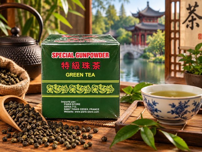 Special Gunpowder Green Tea 250 g – Chinesischer Grüntee lose