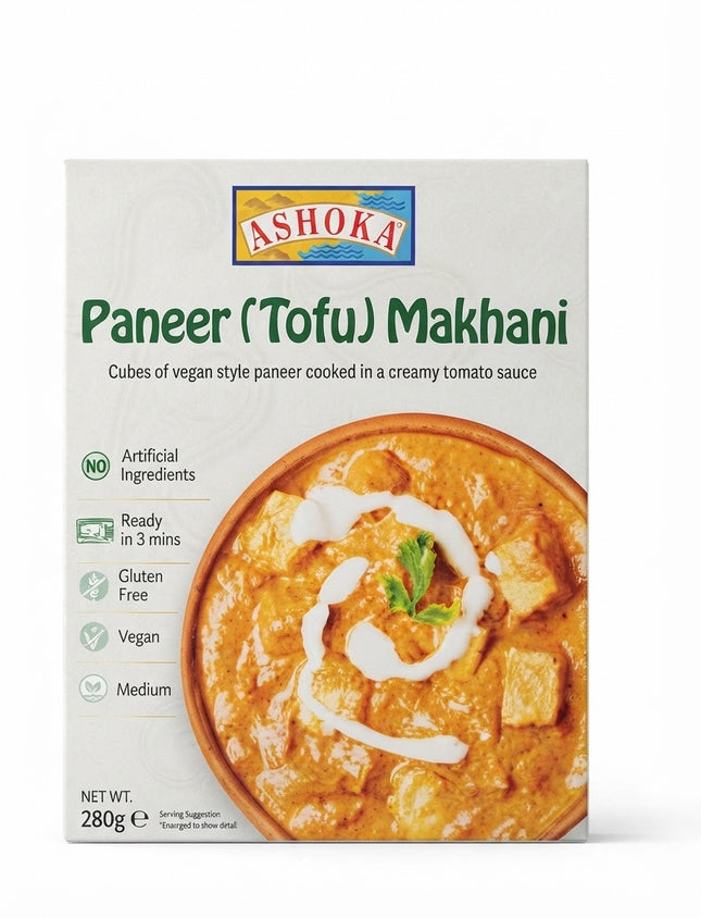 Ashoka Paneer (Tofu) Makhani 280 g – Indisches Fertiggericht