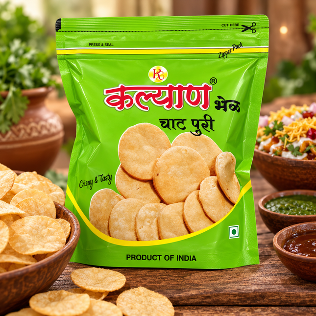 Kalyan Bhel Chat Puri 200 g – Knuspriger indischer Snack