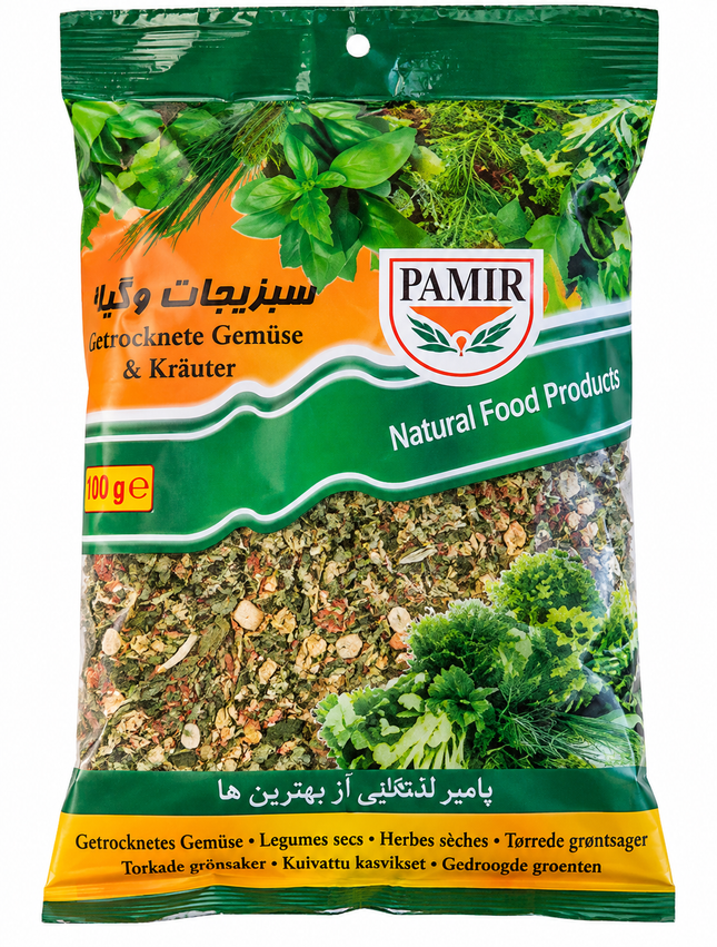 Pamir Dried Vegetables & Herbs 100 g – Dried Vegetable Mix