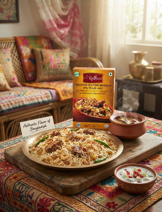 Radhuni Kachchi Biryani Masala – Spice Mix 40 g