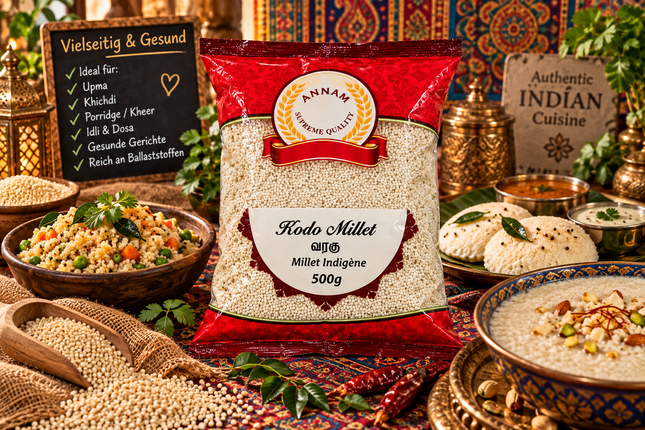 Annam Kodo Millet 500 g – Kodo-Hirse