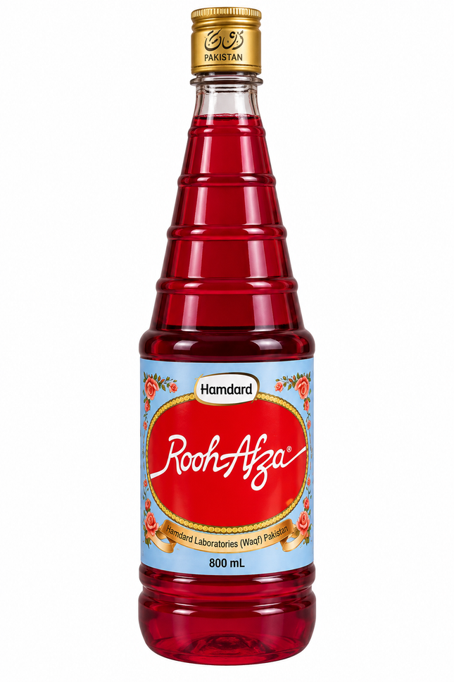 Rooh Afza 800 ml – Rosen-Kräuter-Sirup Getränkekonzentrat