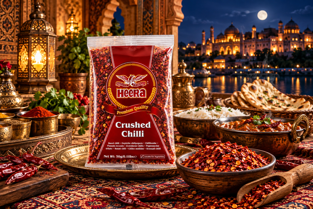 Heera Crushed Chillies 50 g – Chiliflocken