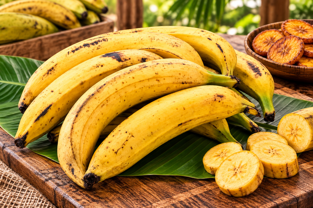 Gelbe Kochbananen (Yellow Plantain) – verschiedene Größen