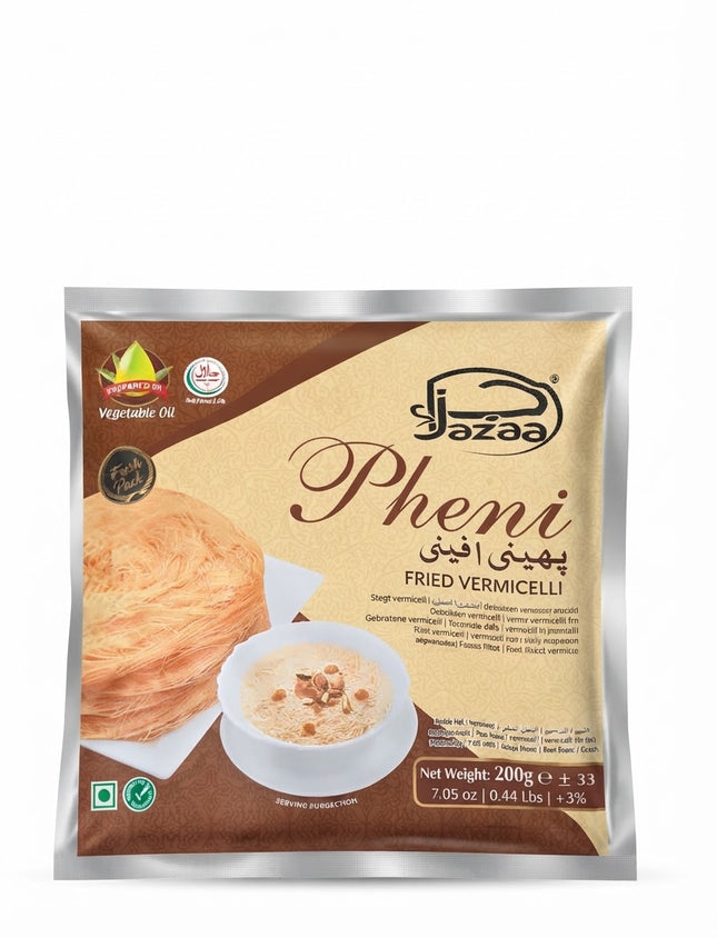 Jazaa Pheni Fried Vermicelli 200 g – Geröstete Fadennudeln