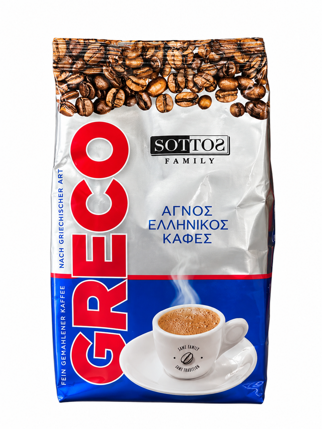 Sottos Greco 96 g – Griechischer Kaffee fein gemahlen