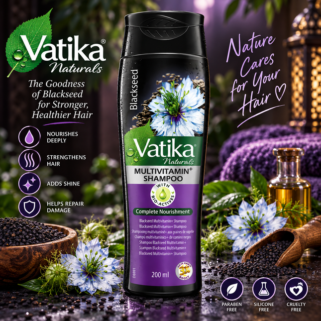 Vatika Black Seed Shampoo 400 ml