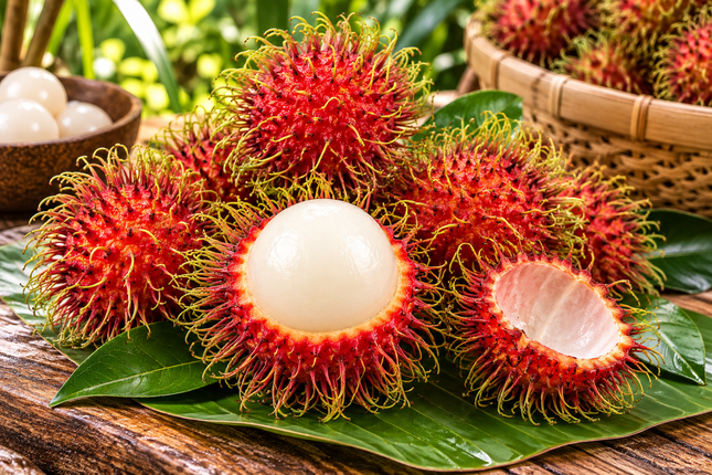 Frische Rambutan