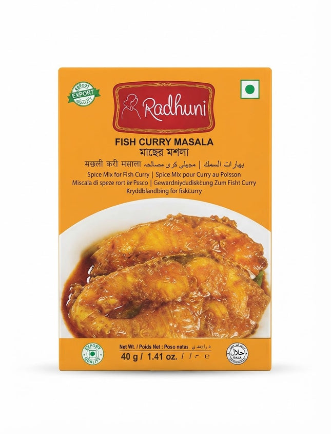 Radhuni Fish Curry Masala – Fish Curry Spice Blend 40 g